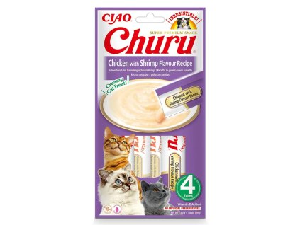 Inaba Cat Churu Kura a krevety 4ks