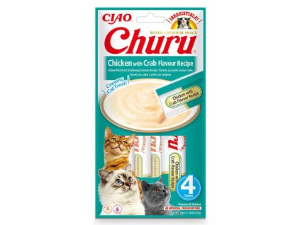Inaba Cat Churu Kura a krab 4ks