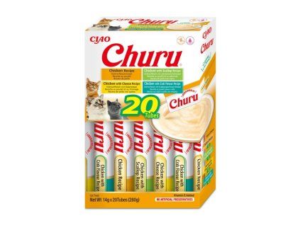 Inaba Cat Churu Multipack Kuracie 4 varianty 20ks 280g