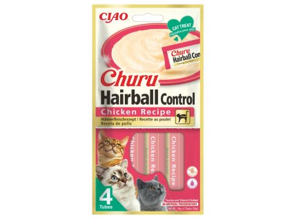 Inaba Cat Churu Hairball Kura 4ks