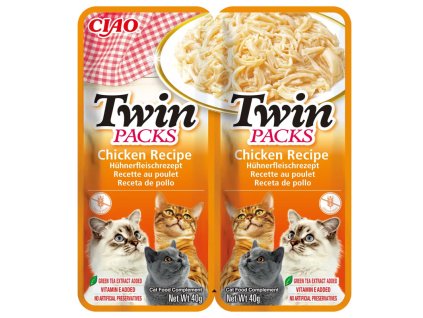 Inaba Cat Twin packs kuracie 80g