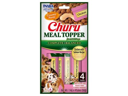 Inaba Dog Meal Topper Kura a losos 4ks