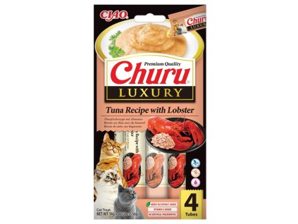 Inaba Cat Luxury Churu tuniak a homar 4ks