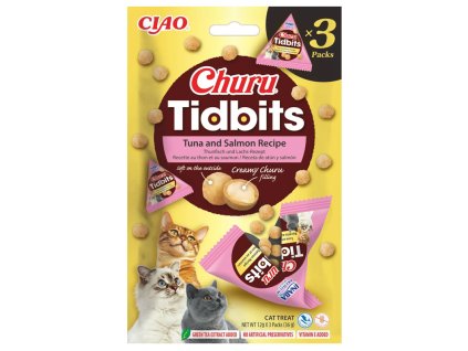 Inaba Cat Churu Tidbits tuniak losos 36g