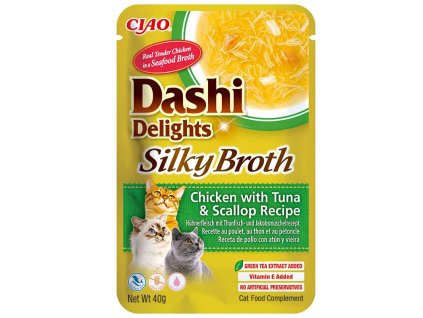 Inaba Cat Dashi Silky Broth Kura, tuniak a losos 40g