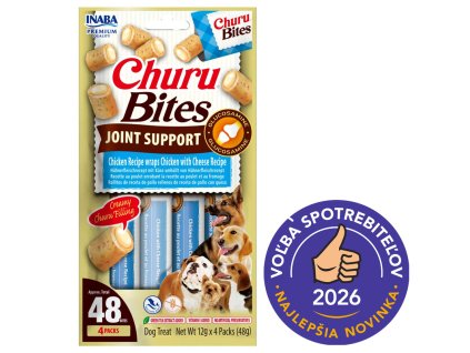 Inaba Dog Churu Joint Kuracie a syr 4ks 48g volba