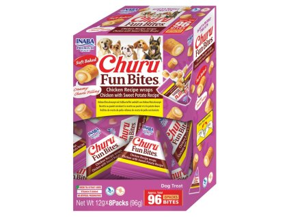 Inaba Dog Churu Fun Bites Kuracie a bataty 8ks