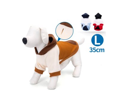 Nobleza Color Block L 35cm hneda