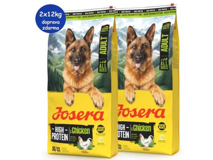 Josera High Protein Kuracie 2x12kg
