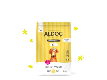 Aldog Adult Beef Mini 3kg